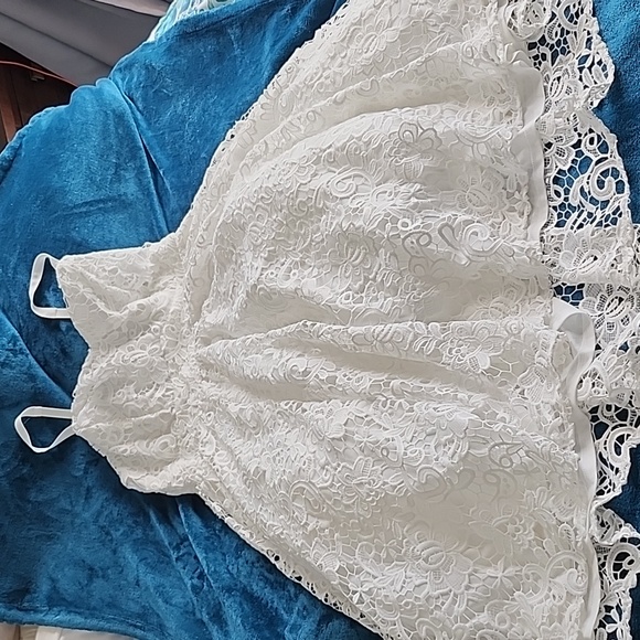White lace midi dress NWT - Picture 2 of 6
